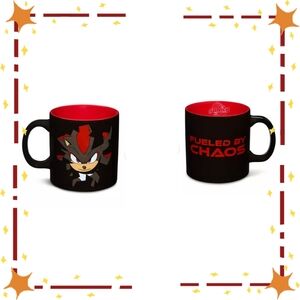 🆕Shadow Fueled by Chaos Coffee Mug 20 oz. - Sonic the Hedgehog 3